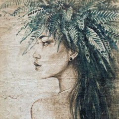 VAHINE COURONNE DE FOUGÈRES (150x200cm) VAHINE COURONNE DE FOUGÈRES (150x200cm)